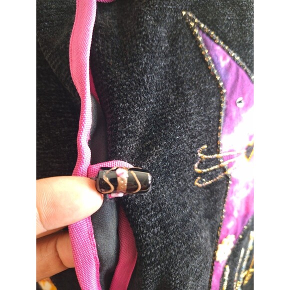 PURRIN ISLAND SPORTSWEAR Funny Cat Theme Blazer Jacket Women's XL Novelty Cat's - Picture 9 of 16